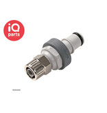 CPC CPC - NS4D20006 / NS4D2000606 | NS4 Coupling insert | PTF Nut 9,5 mm (3/8") OD / 6,4 mm (1/4") ID