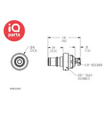 CPC CPC - NS4D22002 / NS4D2200206 | NS4 Coupling insert | Hose barb 3,2 mm (1/8")