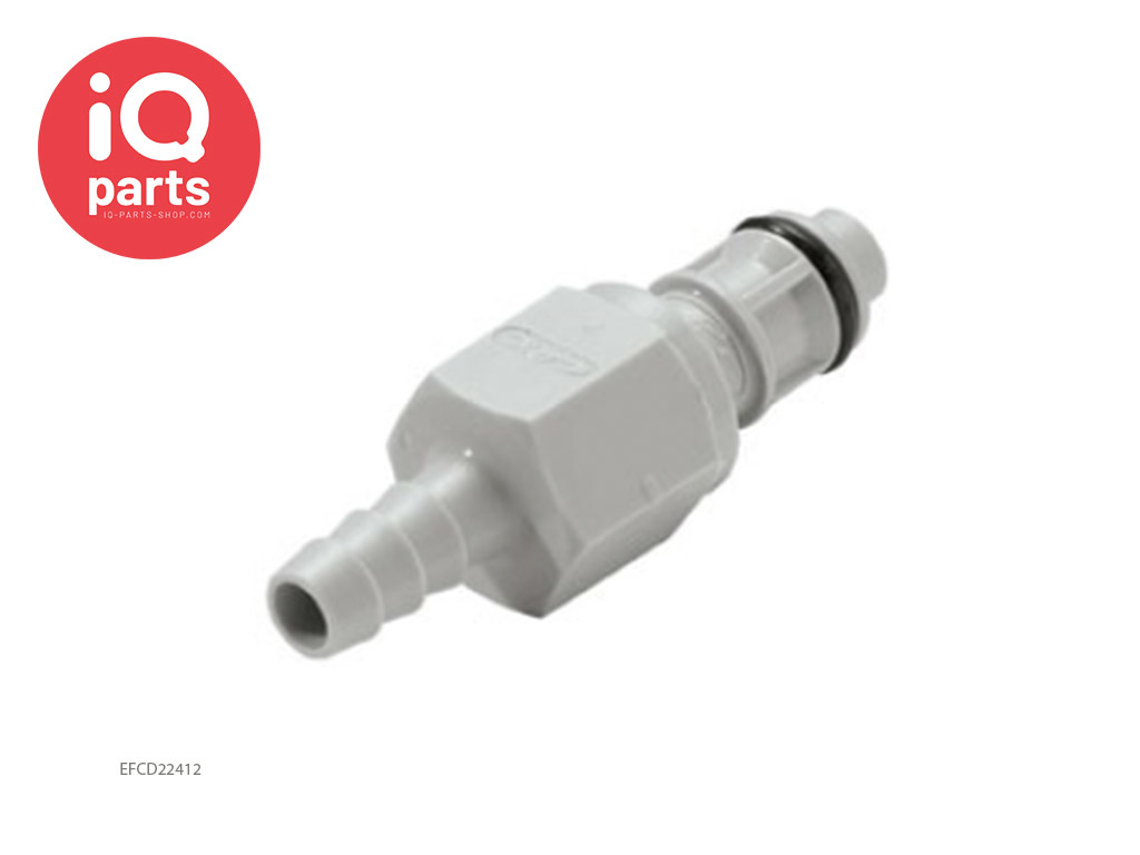 CPC EFC22412 / EFCD22412 | In-line Coupling Insert | Polypropylene | Hose barb 6,4 mm (1/4")