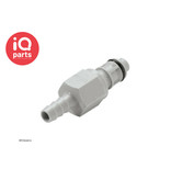 CPC CPC - EFC22612 / EFCD22612 | In-line Coupling Insert | Polypropylene | Hose barb 9,5 mm (3/8")