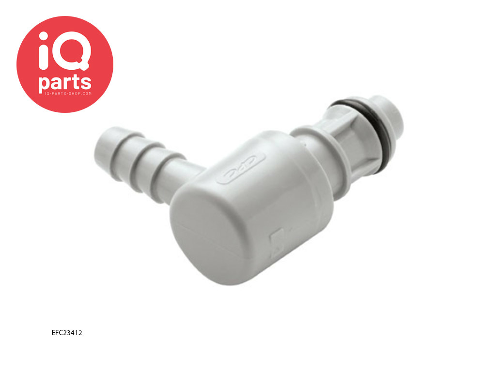 CPC EFC23412 / EFCD23412 | Elbow Coupling Insert | Polypropylene | Hose barb 6,4 mm (1/4")