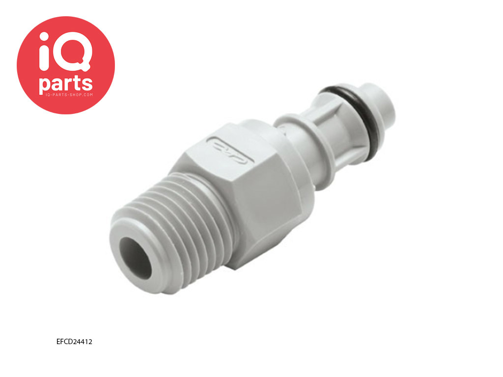 CPC EFCD24412 | Insteeknippel | Polypropyleen | 1/4" NPT buitendraad