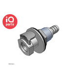 CPC CPC - EFCD16612 | In-line Coupling Body | Panel mount | hose barb 9,5 mm (3/8")