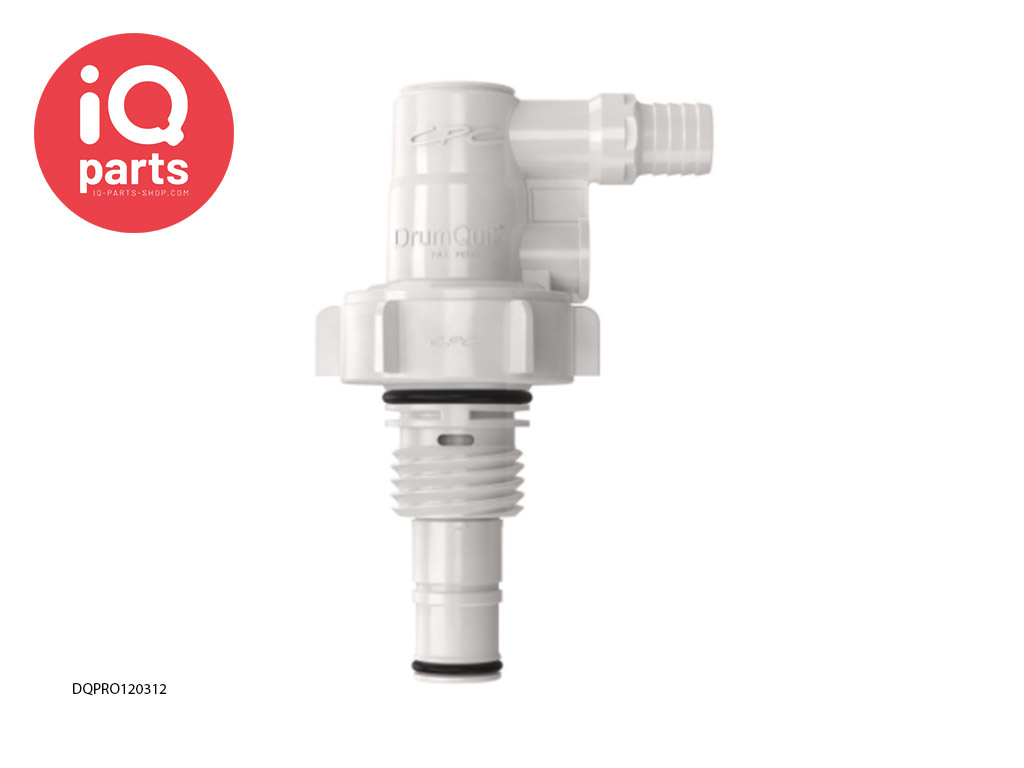 CPC DQPRO120312 | Elbow Coupler | Polypropylene | 3/4" Hose barb