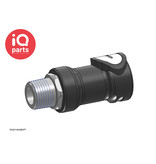 CPC CPC - NS6D10008BSPT | NS6 Coupling body | Polypropylene | 1/2" BSPT pipe thread