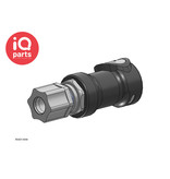 CPC CPC - NS6D13008 | NS6 Coupling body | Polypropylene | JACO 1/2"