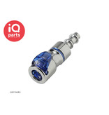 CPC CPC - LQ2D1704LBLU / LQ2D1704LRED | Coupling Body | Chrome-plated brass | Hose barb 6,4 mm (1/4")