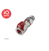 CPC CPC - LQ2D3004BLU / LQ2D3004RED | Coupling Body | Chrome-plated brass | 1/4" SAE-4 thread