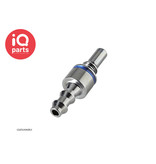 CPC CPC - LQ2D2204LBLU / LQ2D2204LRED | Coupling Insert | Chrome-plated brass | Hose barb 6,4 mm (1/4")