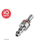 CPC CPC - LQ2D2204LBLU / LQ2D2204LRED | Coupling Insert | Chrome-plated brass | Hose barb 6,4 mm (1/4")