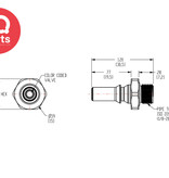 CPC CPC - LQ2D4702BLU / LQ2D4702RED | Stecker | Messing verchromt | 1/8" G Außengewinde (BSPP)