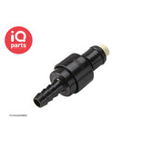 CPC CPC - PLCD2200406 / PLCD2200406MBLK | Stecker | ABS | Schlauchanschluss 6,4 mm