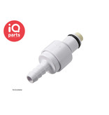 CPC CPC - PLCD2200606 / PLCD2200606MBLK | Stecker | ABS | Schlauchanschluss 9,5 mm