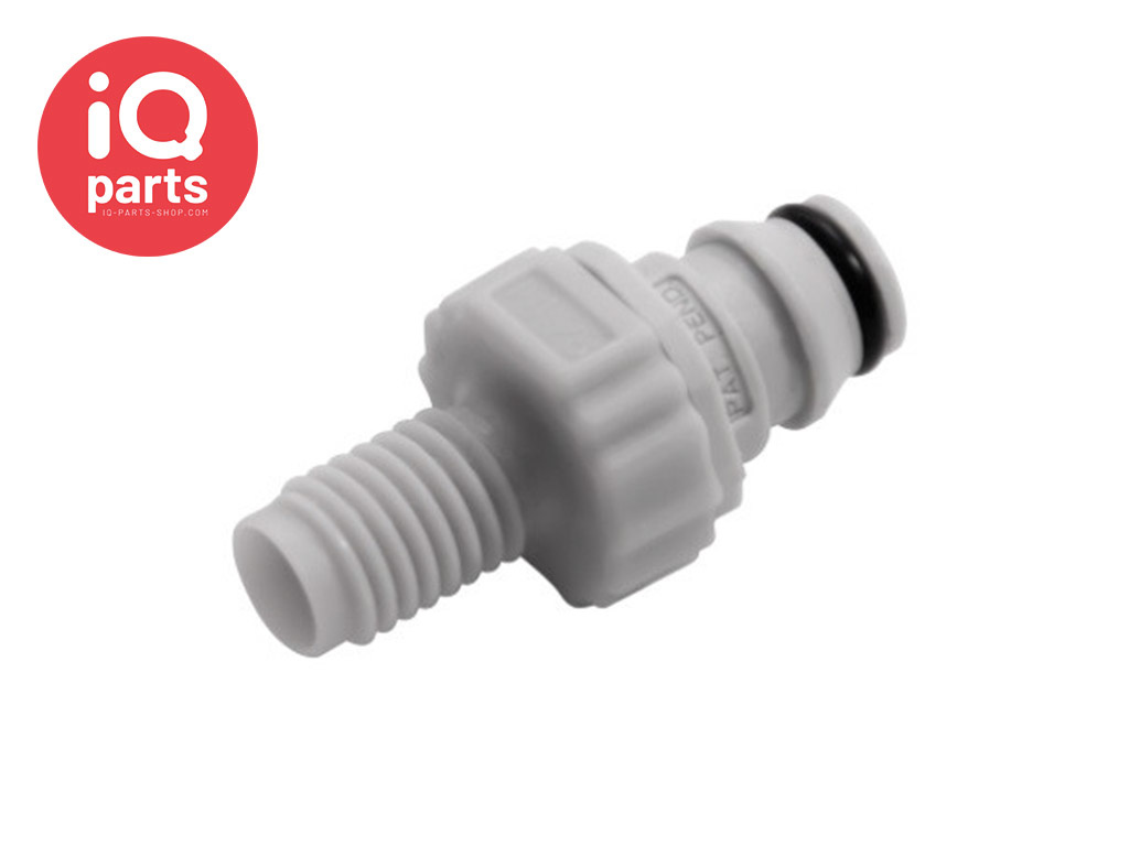 CPC NS1D24042812 | NS1 Coupling insert | polypropylene | 1/4-28 UNF male thread