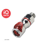 CPC CPC - LQ4D31004BLU / LQ4D31004RED | Coupling Body | Chrome-plated brass | 1/4" G male thread (BSPP)