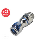 CPC CPC - LQ4D31006BLU / LQ4D31006RED | Coupling Body | Chrome-plated brass | 3/8" G male thread (BSPP)