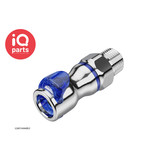 CPC CPC - LQ4D10006BLU / LQ4D10006RED | Coupling Body | Chrome-plated brass | 3/8" NPT male thread