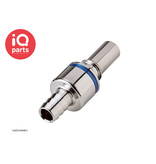 CPC CPC - LQ4D22006BLU / LQ4D22006RED | Coupling Insert | Chrome-plated brass | Hose barb 9,5 mm (3/8")