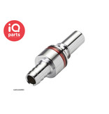 CPC CPC - LQ4D22006BLU / LQ4D22006RED | Coupling Insert | Chrome-plated brass | Hose barb 9,5 mm (3/8")