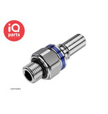 CPC CPC - LQ4D47004BLU / LQ4D47004RED | Coupling Insert | Chrome-plated brass | 1/4" G male thread (BSPP)