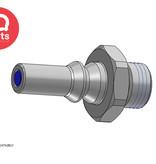 CPC CPC - LQ2D4702BLU / LQ2D4702RED | Coupling Insert | Chrome-plated brass | 1/8" G thread (BSPP)