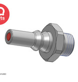 CPC CPC - LQ2D4702BLU / LQ2D4702RED | Coupling Insert | Chrome-plated brass | 1/8" G thread (BSPP)