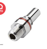 CPC CPC - LQ4D24004BLU / LQ4D24004RED | Coupling Insert | Chrome-plated brass | 1/4" NPT male thread