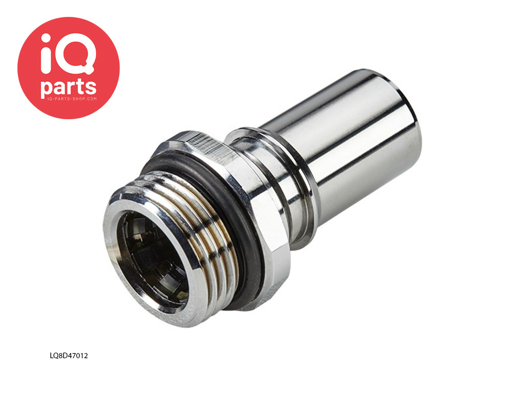 CPC LQ8D47012 | Insteeknippel | Verchroomd messing | 3/4" G buitendraad