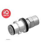 CPC CPC - NS2D200412 | NS212 Coupling Insert | Polypropylene | PTF Nut 6,4 mm (1/4") OD / 4,3 mm (.17") ID