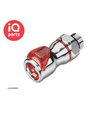 CPC CPC - LQ6D30008BLU / LQ6D30008RED | Coupling Body | Chrome-plated brass | 1/2" SAE-8 thread