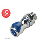 CPC CPC - LQ6D310008BLU / LQ6D31008RED | Coupling Body | Chrome-plated brass | 1/2" G male thread (BSPP)