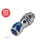 CPC CPC - LQ6D31006BLU / LQ6D31006RED | Coupling Body | Chrome-plated brass | 3/8" G male thread (BSPP)