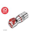 CPC CPC - LQ6D13008BLU / LQ6D13008RED | Coupling Body | Chrome-plated brass | 1/2" G male thread (BSPP) - Copy