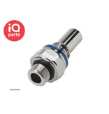 CPC CPC - LQ6D47006BLU / LQ6D47006RED | Coupling Insert | Chrome-plated brass | 3/8" G Male thread (BSPP)