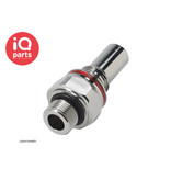 CPC CPC - LQ6D47006BLU / LQ6D47006RED | Coupling Insert | Chrome-plated brass | 3/8" G Male thread (BSPP)