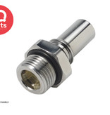 CPC CPC - LQ6D47008BLU / LQ6D47008RED | Coupling Insert | Chrome-plated brass | 1/2" G Male thread (BSPP)