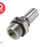 CPC CPC - LQ6D47008BLU / LQ6D47008RED | Coupling Insert | Chrome-plated brass | 1/2" G Male thread (BSPP)