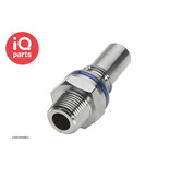 CPC CPC - LQ6D24006BLU / LQ6D24006RED | Stecker | Messing verchromt | 3/8" NPT Außengewinde