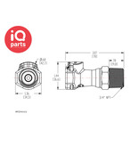 CPC CPC - HFC101212 / HFCD101212 | Coupling Body | Polypropylene | 3/4" NPT Pipe thread