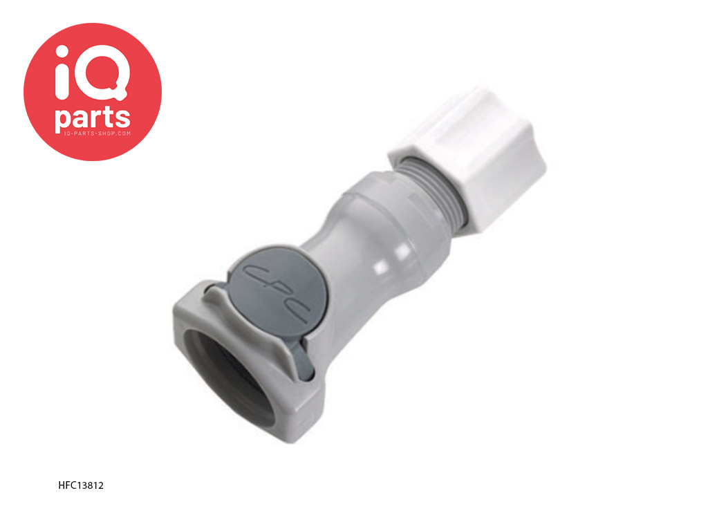 CPC HFC13812 / HFCD13812 | Snelkoppeling | Polypropyleen | 1/2" JACO compressiefitting