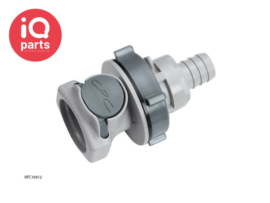 CPC HFC16812 / HFCD16812 | Coupling Body | Panel mount | Hose barb 12,7 mm (1/2")
