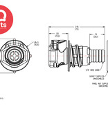 CPC CPC - HFC161012 / HFCD161012 | Kupplung | Plattenmontage | Schlauchanschluss 15,9 mm