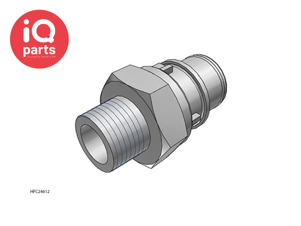 CPC CPC - HFC24612 / HFCD24612 | Stecker | Polypropylen | 3/8" NPT Außengewinde