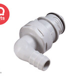 CPC CPC - HFC23612 / HFCD23612 | Elbow Coupling Insert | Polypropylene | 9,5 mm (3/8") Hose barb