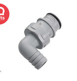 CPC CPC - HFC23812 / HFCD23812 | Elbow Coupling Insert | Polypropylene | 12,7 mm (1/2") Hose barb