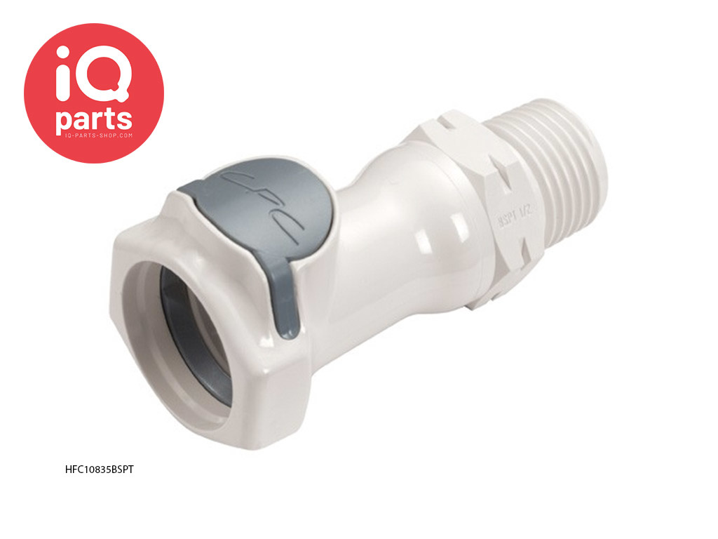 CPC HFC10835BSPT / HFCD10835BSPT | Coupling Body | Polysulfone | 1/2" BSPT Pipe thread