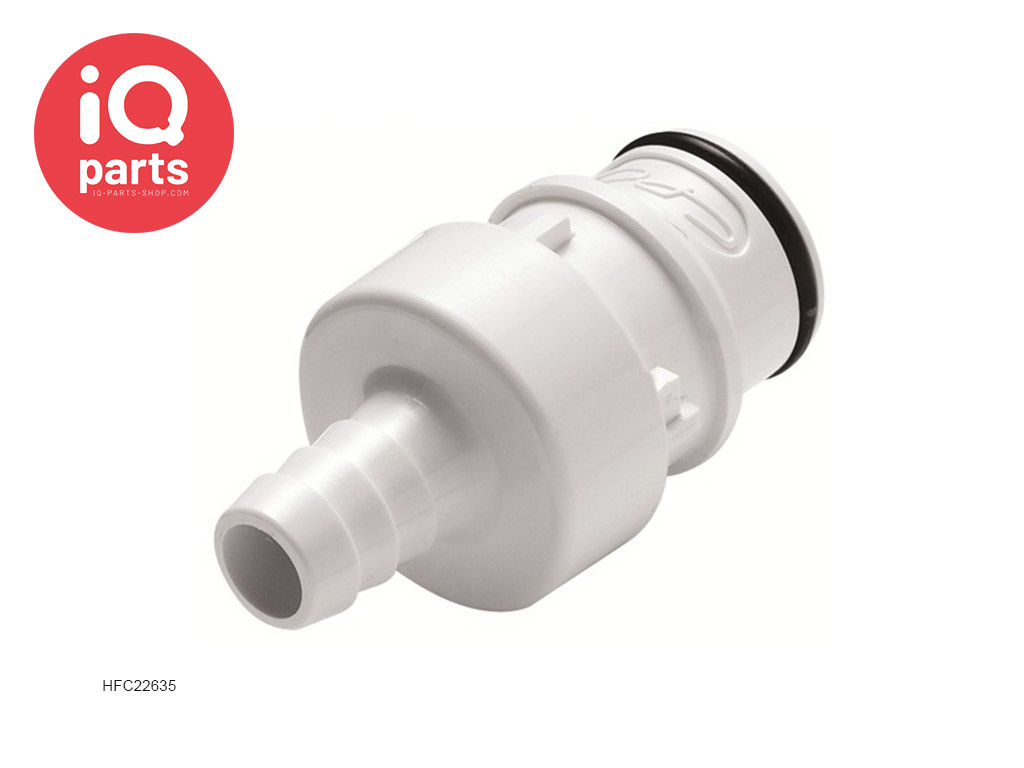 CPC HFC22635 / HFCD22635 | Coupling Insert | Polysulfone | 9,5 mm (3/8") Hose barb