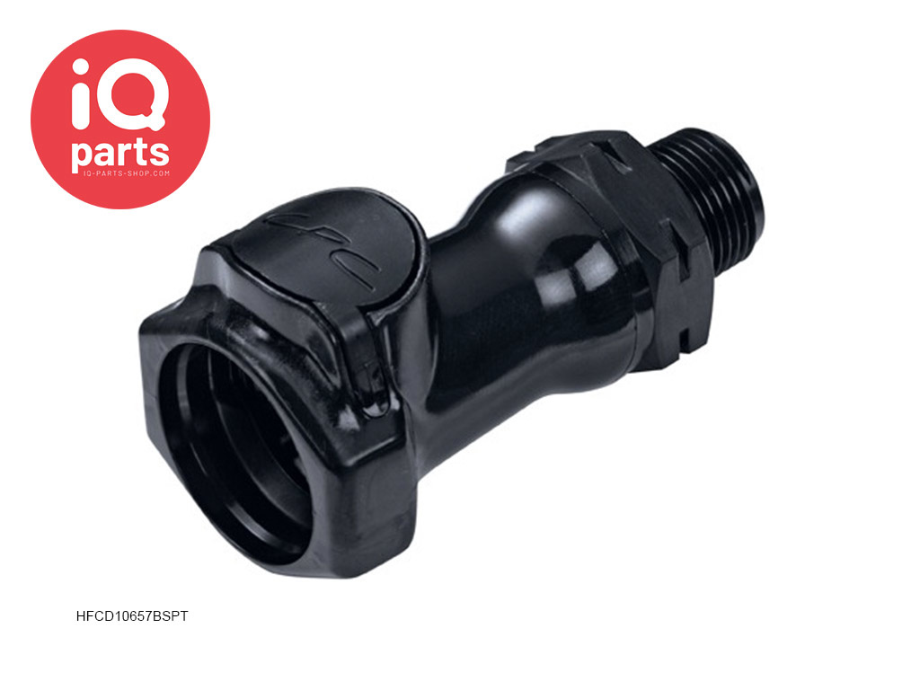 CPC HFC10657BSPT / HFCD10657BSPT | Coupling Body | Polysulfone UV | 3/8" BSPT Pipe thread