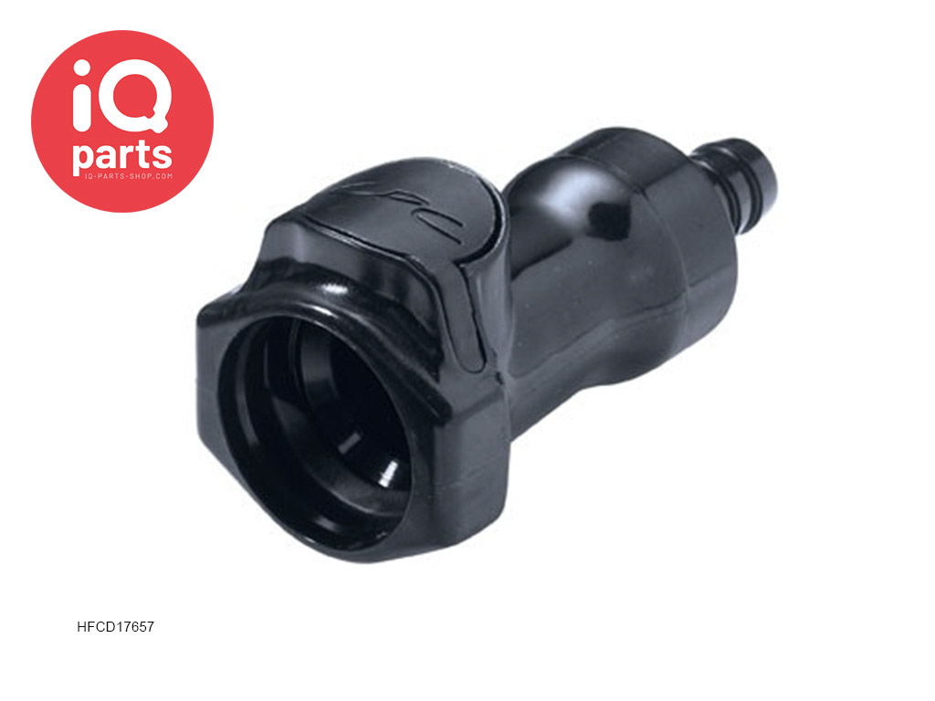 CPC HFC17657 / HFCD17657 | Coupling Body | Polysulfone UV | hose barb 9,5 mm (3/8")