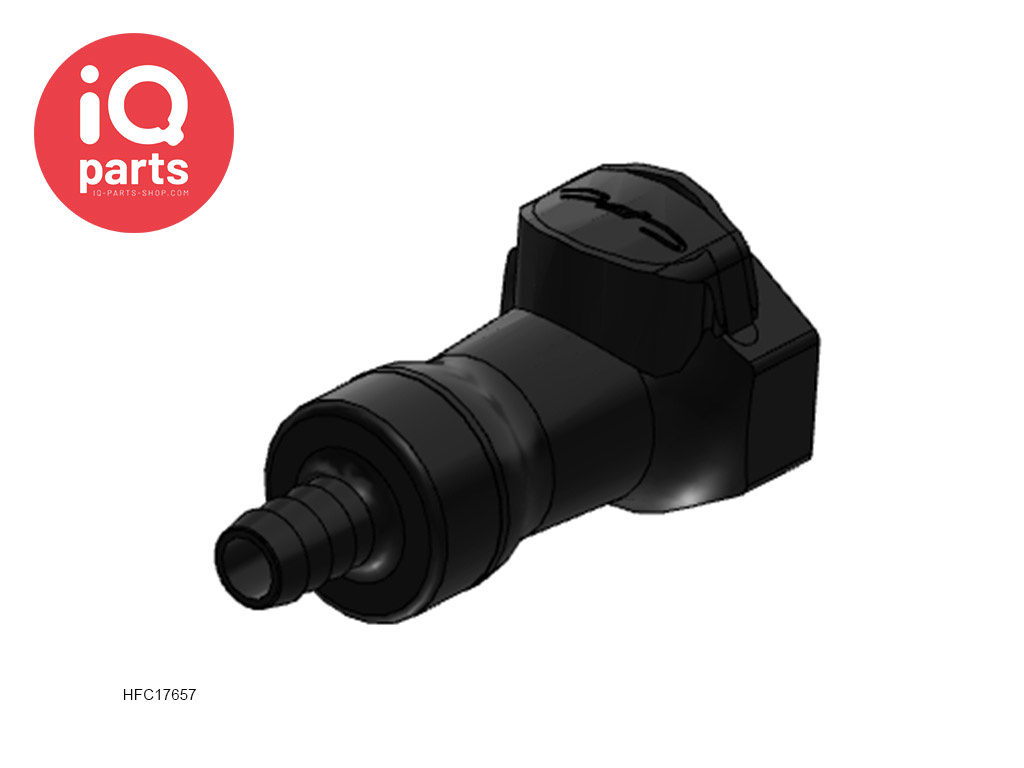 CPC CPC - HFC17657 / HFCD17657 | Coupling Body | Polysulfone UV | hose barb 9,5 mm (3/8")